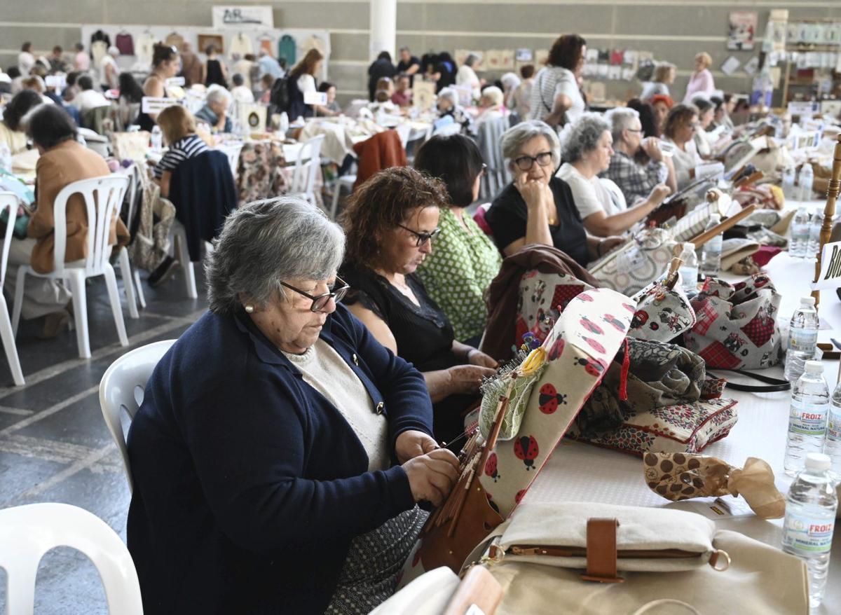 Participantes en la cita organizada por la Asociación A Fieitiña.