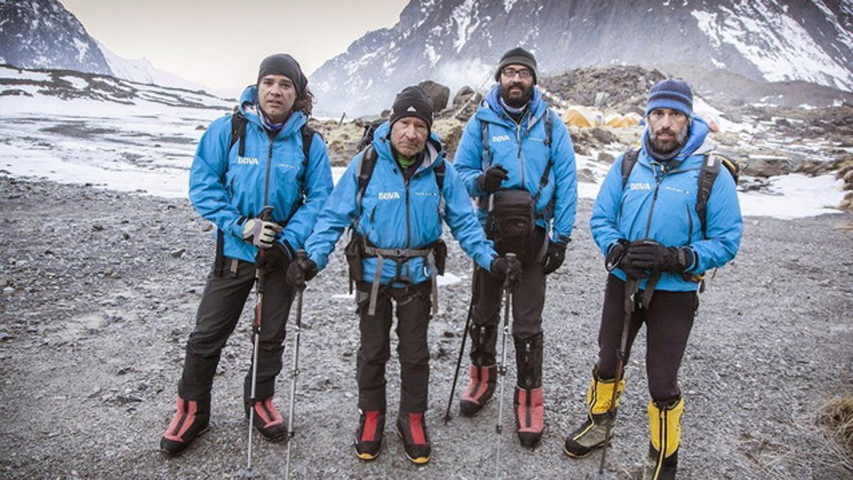 Expedición al Annapurna antes del terremoto.