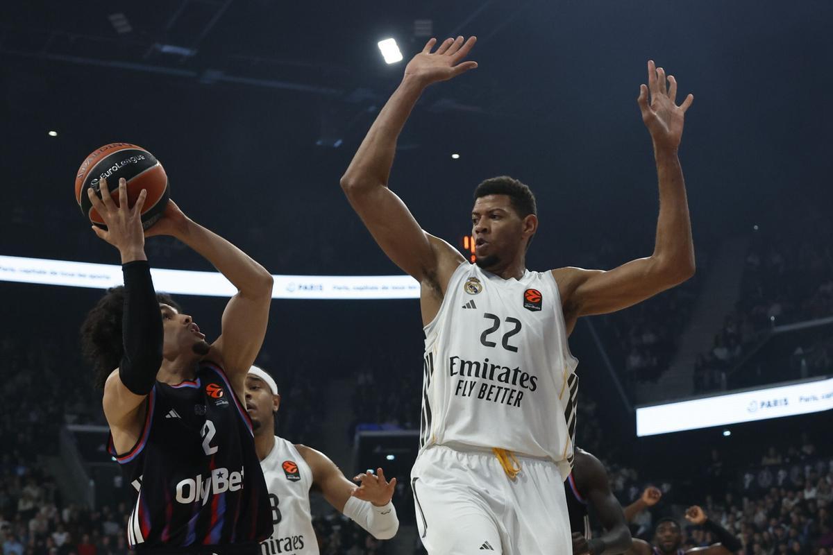 La lesión de Tavares ha restado intimidación al Madrid que lo ha echado a faltar en la parte decisiva de la temporada