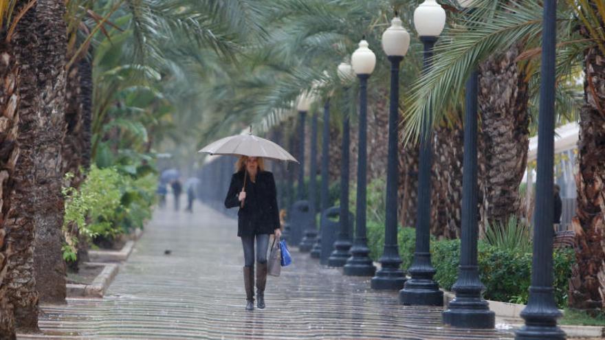 Alerta amarilla por lluvias en el litoral norte de Alicante