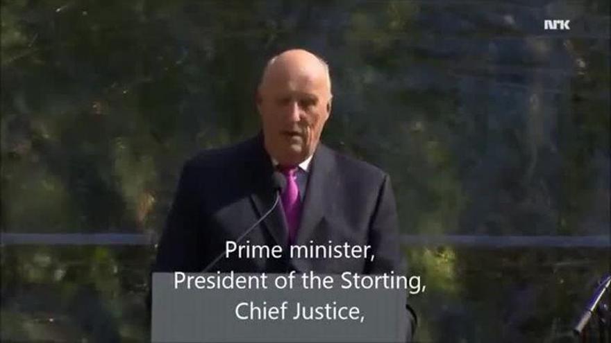 El discurso del rey Harald de Noruega que está dando la vuelta al mundo