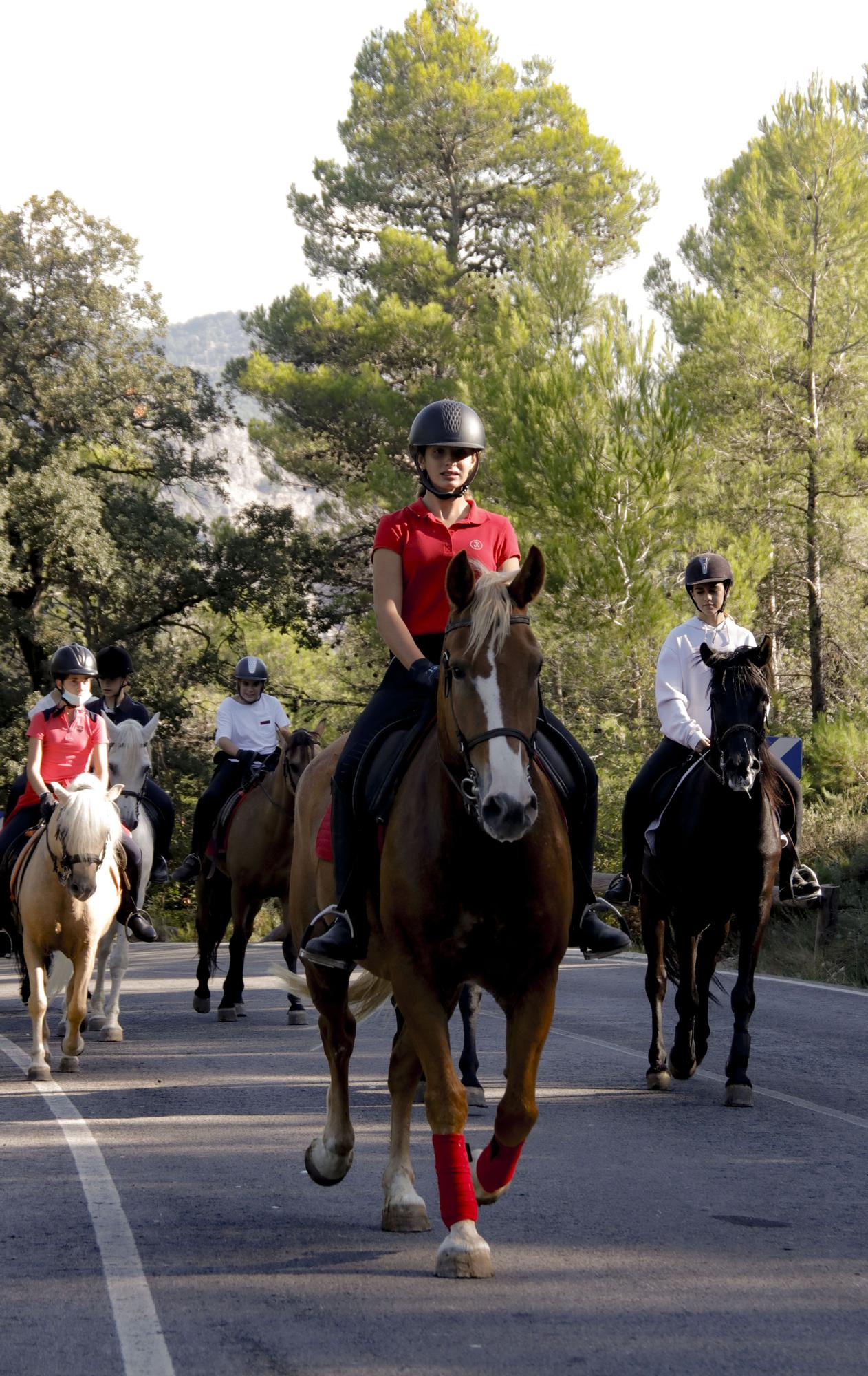 Alcoy vuelve a celebrar tres años después la romería de la Font Roja