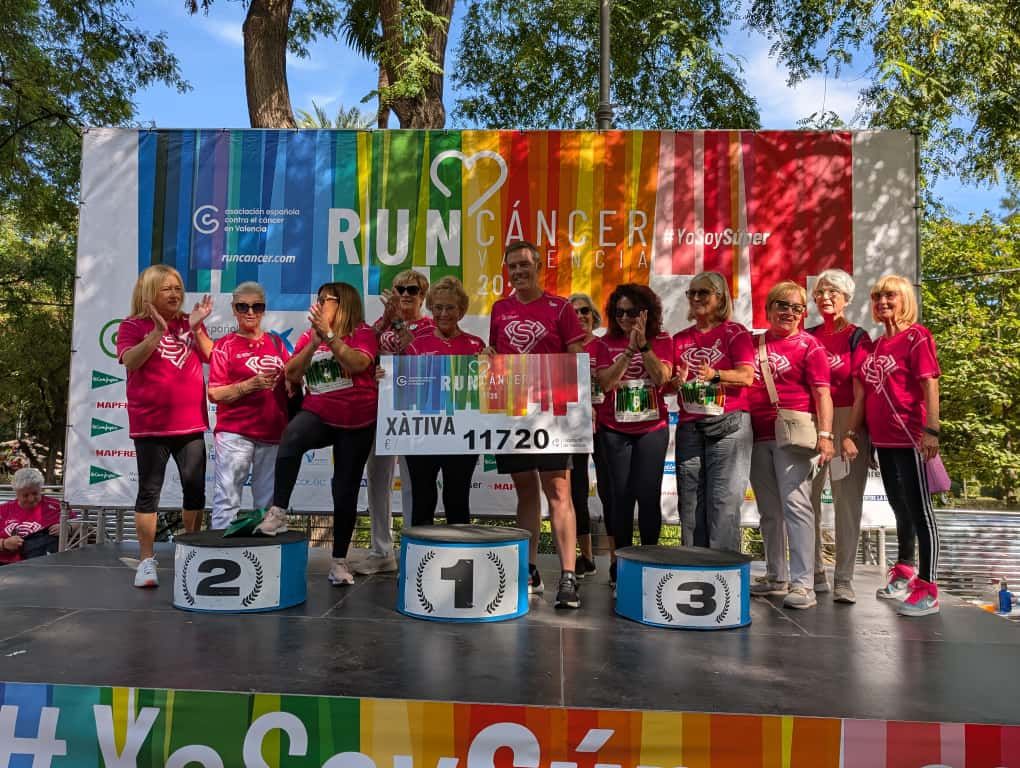 La Run Cáncer recauda 11.720 euros en Xàtiva