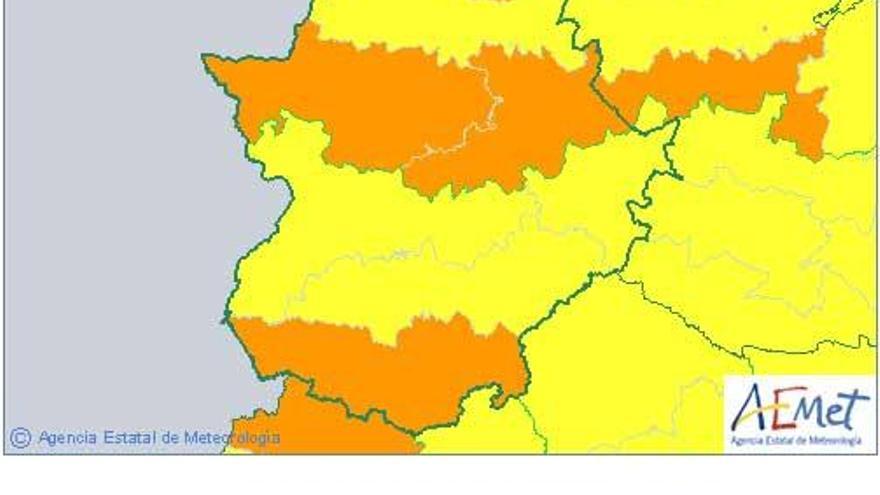 La borrasca Gisele pone en alerta a Extremadura por fuertes vientos