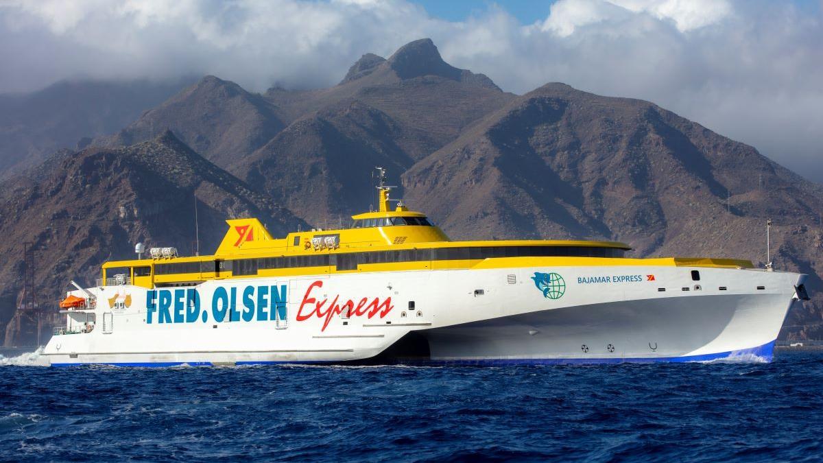 Imagen del Bajamar Express de Fred. Olsen.