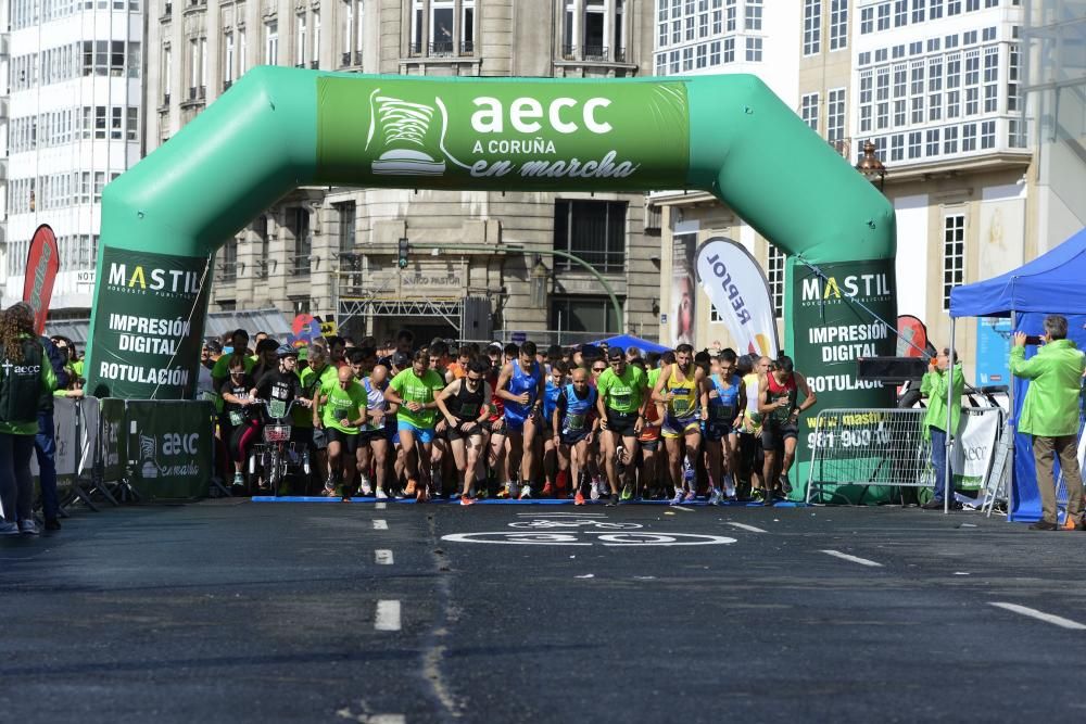 Carrera y caminata contra el cáncer en A Coruña