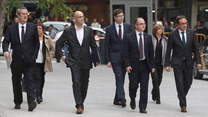 Junqueras y ocho exconsejeros del Govern, ante la Audiencia Nacional