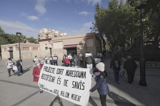 Obras en Pere Garau con protestas por Nuredduna