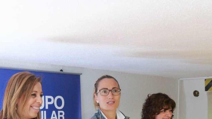 Belén Sánchez, Sonia Calvo y María José Herrero.