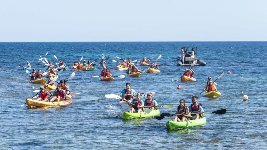 Kayak en la edición del año pasado del ‘Enjoy Ibiza Day’. | FOMENTO DEL TURISMO