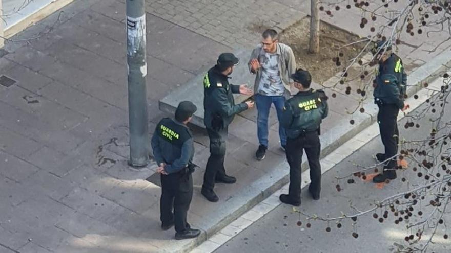 L&#039;episodi ha estat enregistrat per diversos veïns del carrer Guimerà |