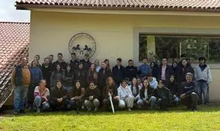 La cantera del campo de Galicia y Bélgica comparte experiencias en Sergude