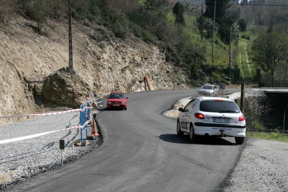 Polémica por las obras en la carretera que une Liñares y Valboa