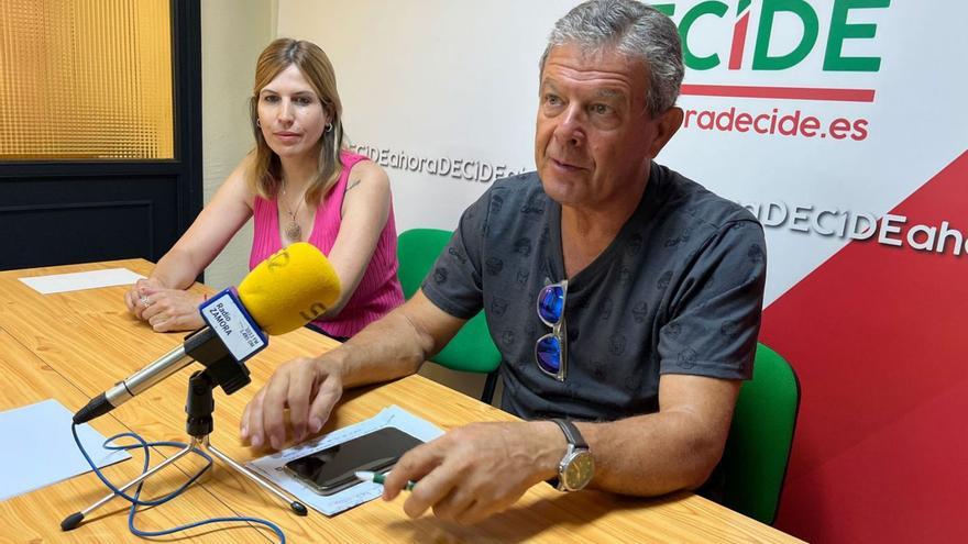 Mónica Arriero y Manuel Fuentes en rueda de prensa. | Emilio Fraile