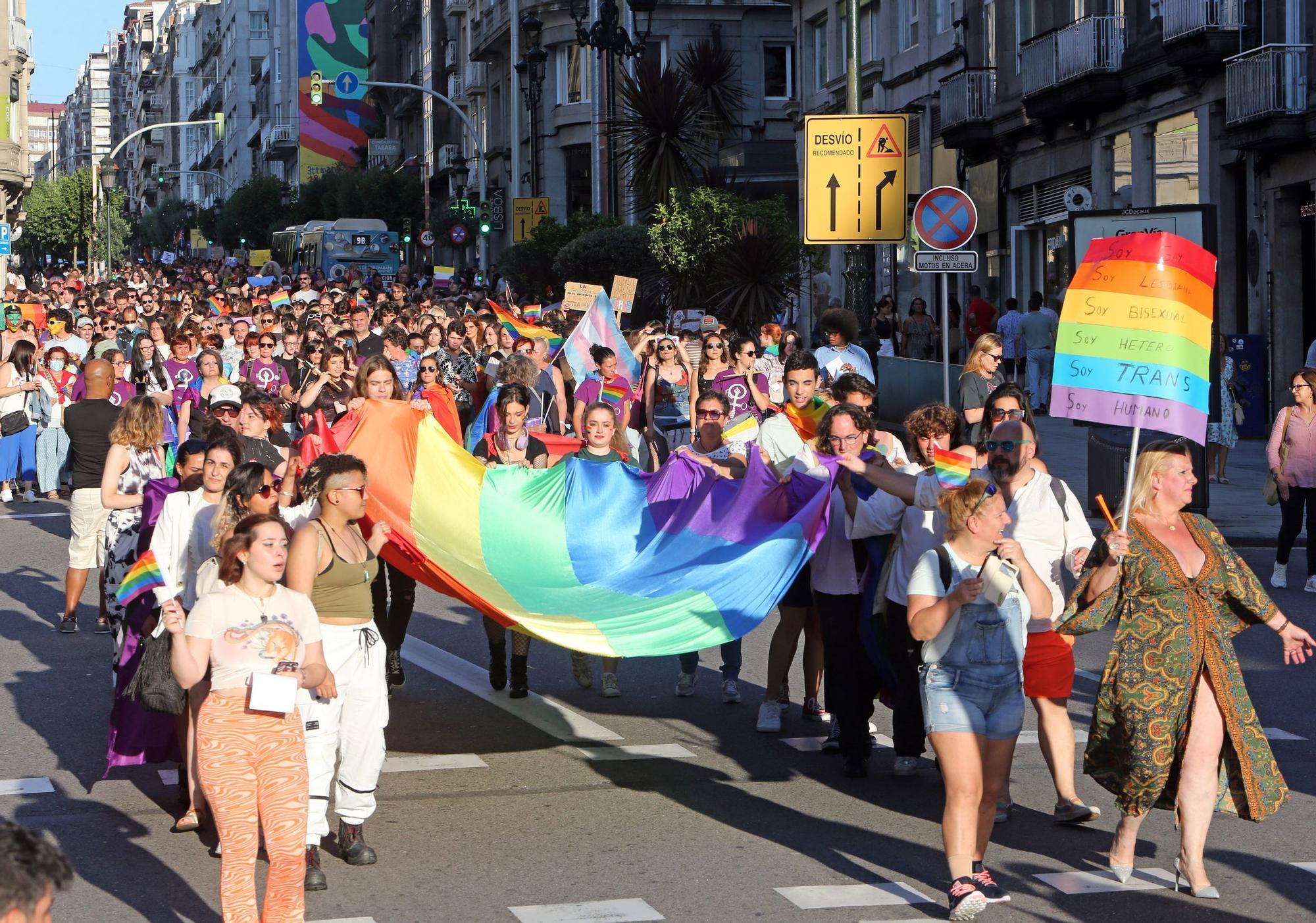 Paso firme en defensa de los derechos LGTBI en Vigo