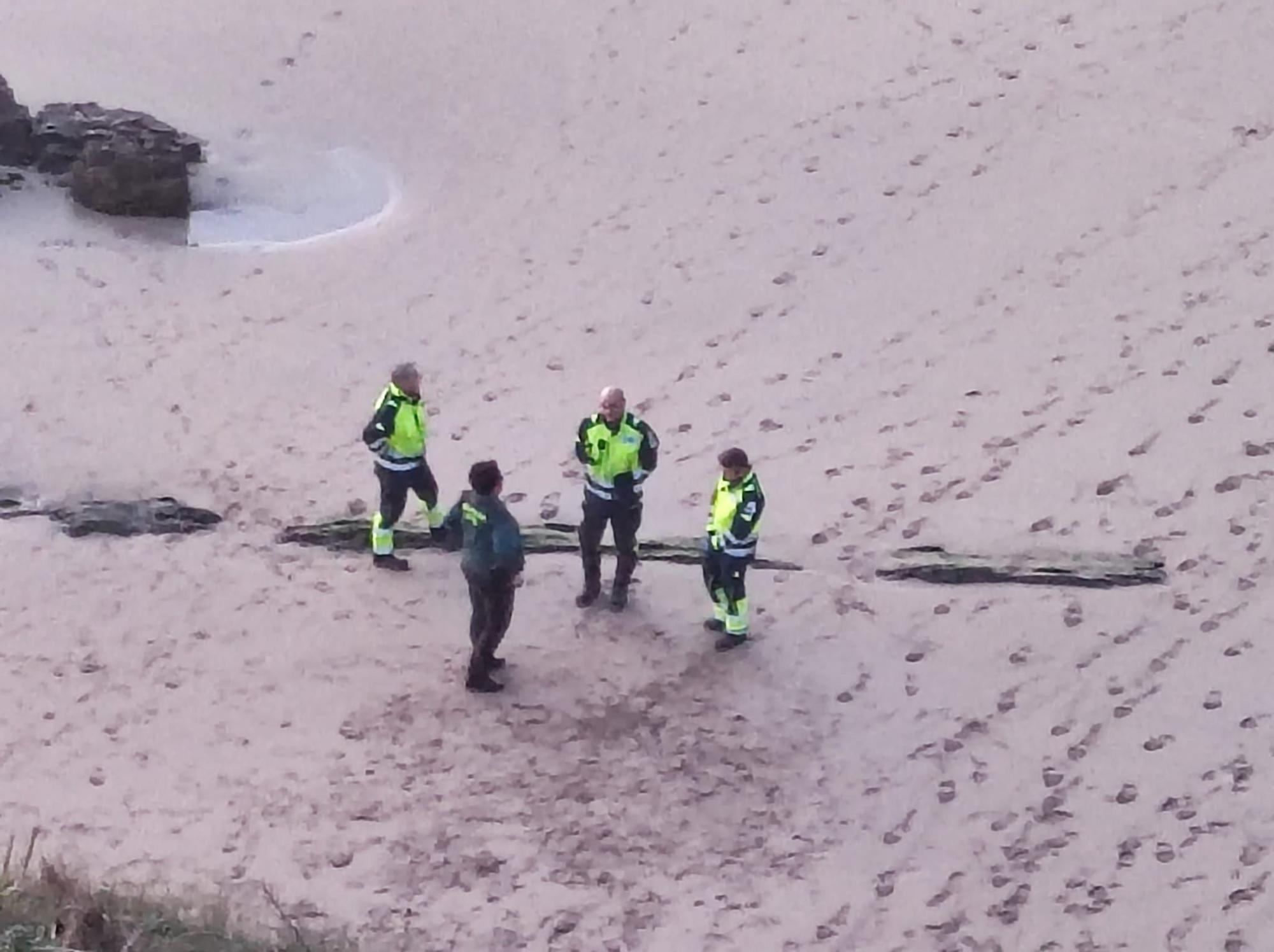 EN IMÁGENES: Tragedia en Tapia al despeñarso un hombre por un acantilado de la playa