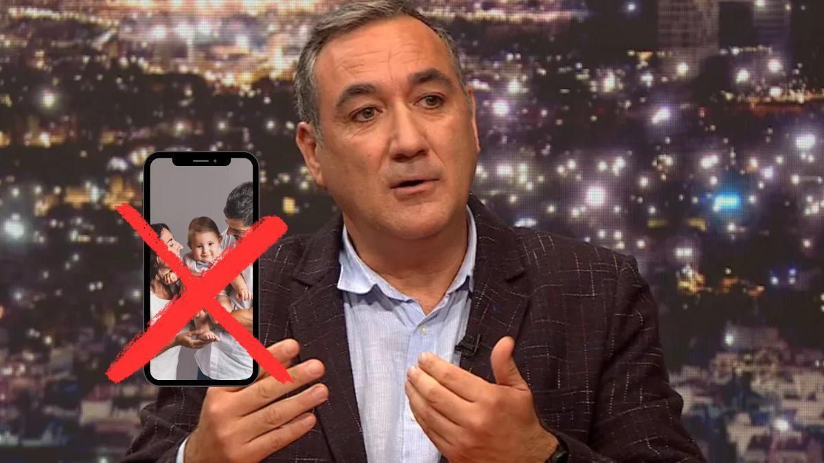 Bruno Pérez junca apunta por qué no tener fotos familiares en el móvil.