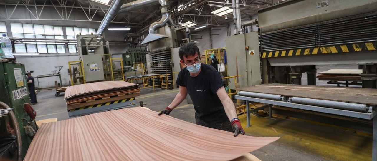 Los tableros de madera se han encarecido un 50 % en diciembre. | F. CALABUIG