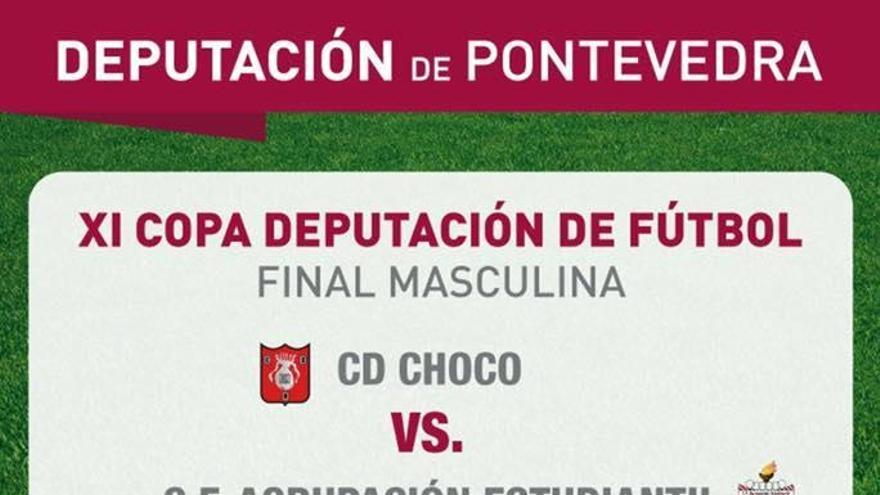 Cartel anunciador de la final masculina de la Copa Federación.