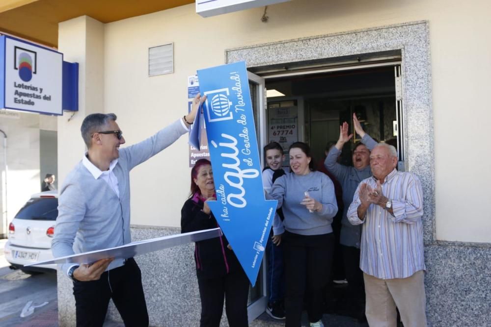 El Gordo también visitó Los Prados, en concreto la calle Barlovento número 2