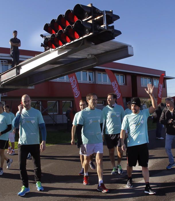 Carrera benéfica de Fernando Alonso en Llanera