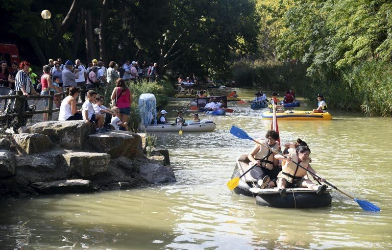 Bajada del Canal de Torrero en Zaragoza