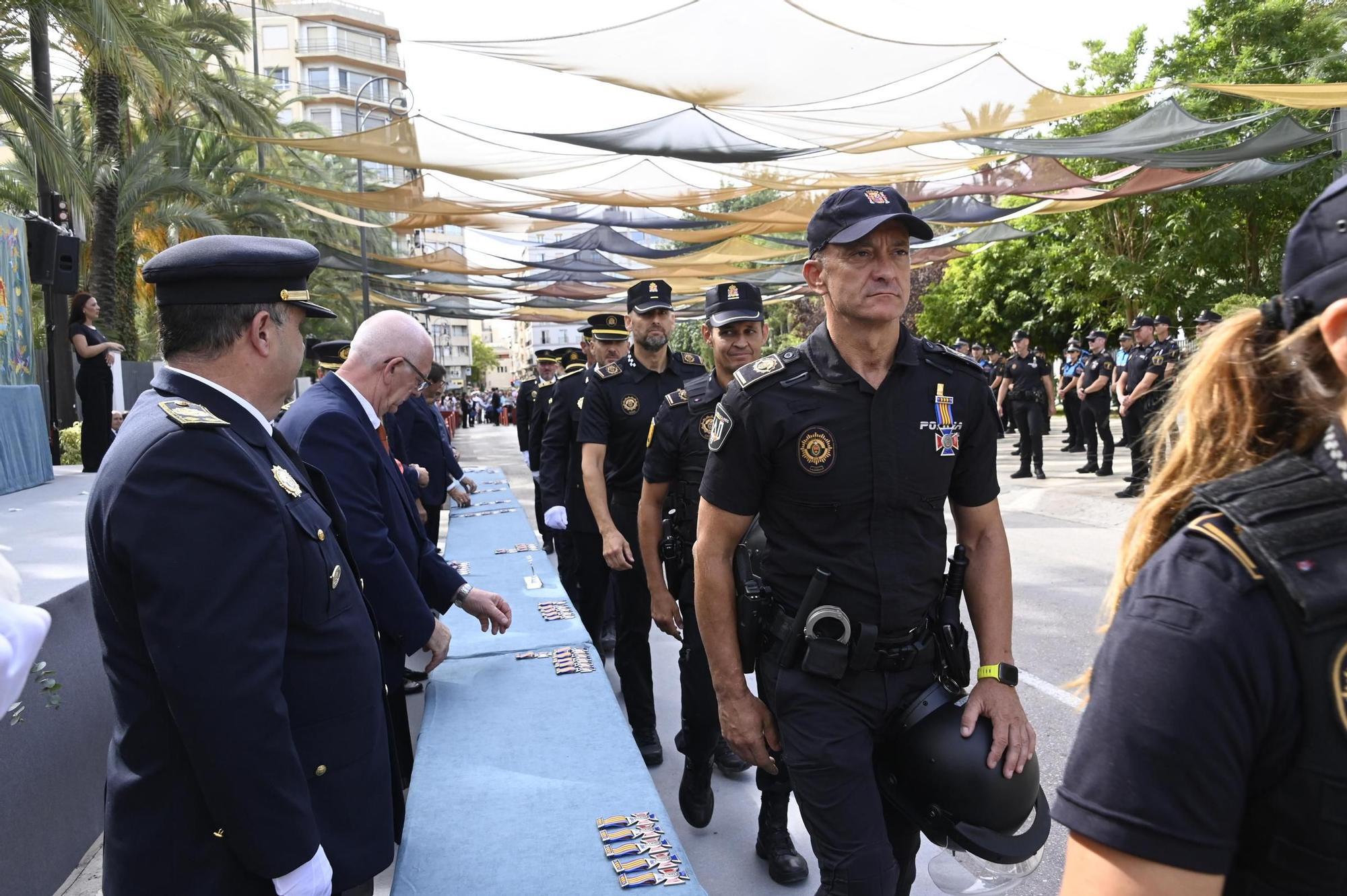 Así ha sido el acto del patrón de la Policía Local de Elche