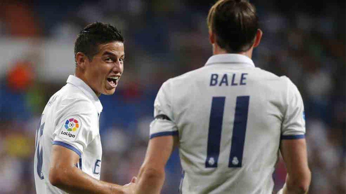 Bale y James han sido las principales ausencias del entrenamiento del Real Madrid