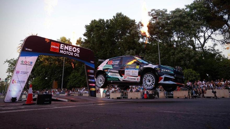 El tramo urbano del Rally Andalucía Sierra Morena