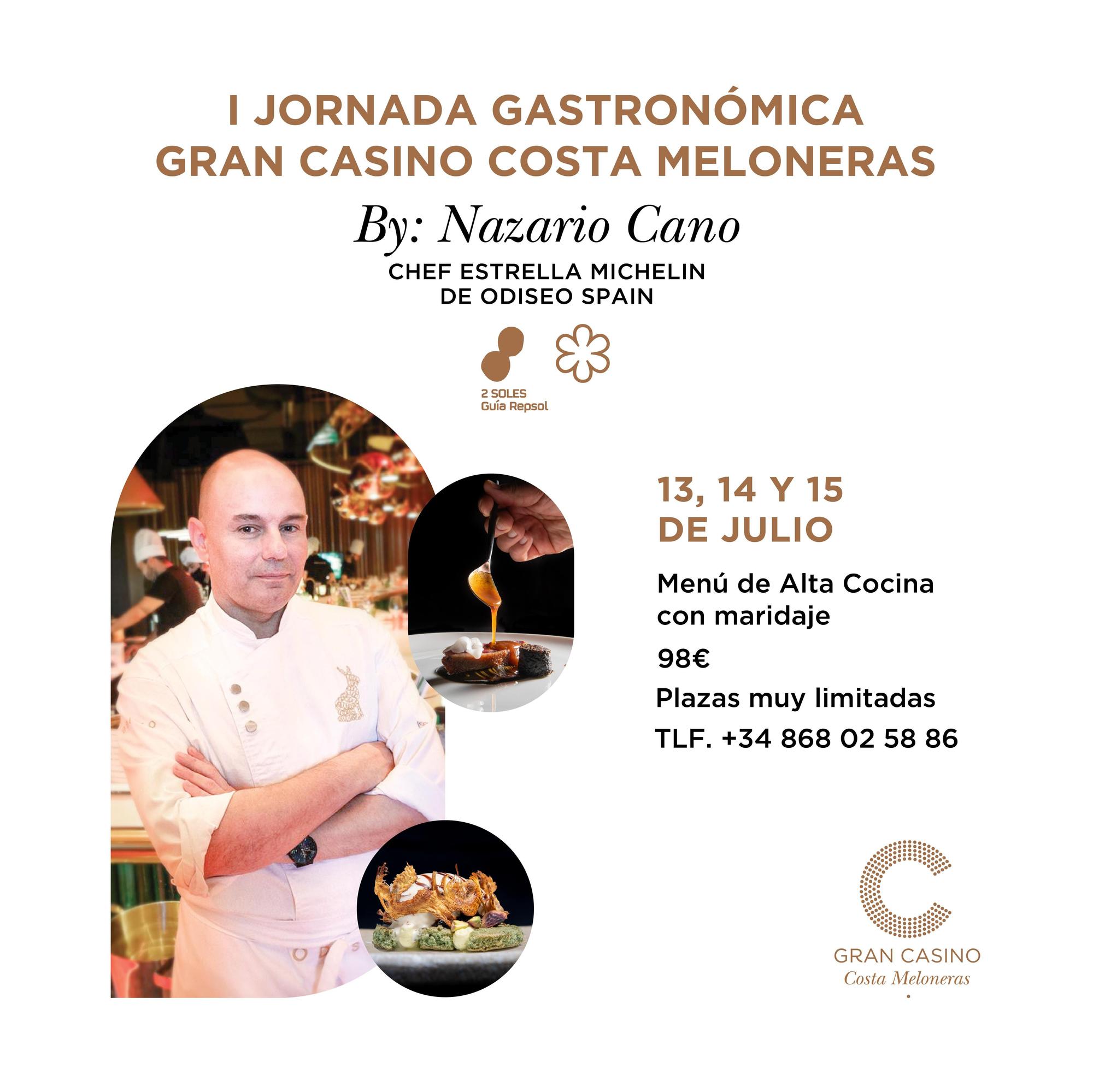 I Jornada Gastronómica de Alta Cocina con el Chef Nazario Cano