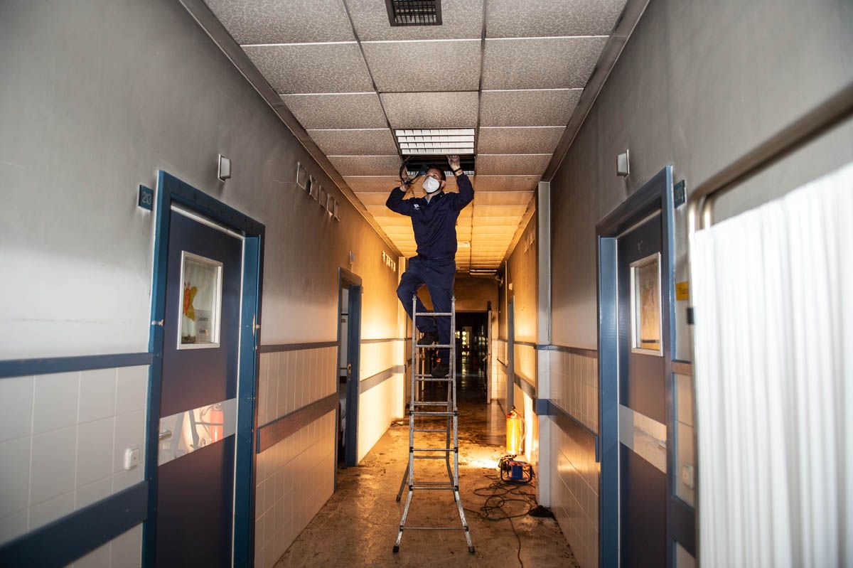 Fotogalería | Así ha quedado el Sociosanitario de Plasencia después del incencio