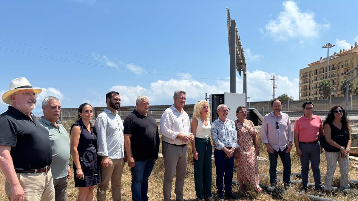 Presentación de la conselleria del sistema pionero de detección de basterias en el agua.