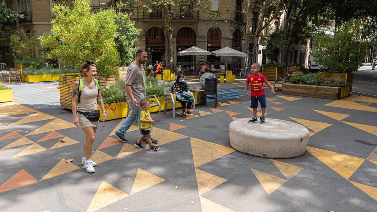 BCN xifra en un milió de metres quadrats l’espai que haurà retallat a l’asfalt el 2023