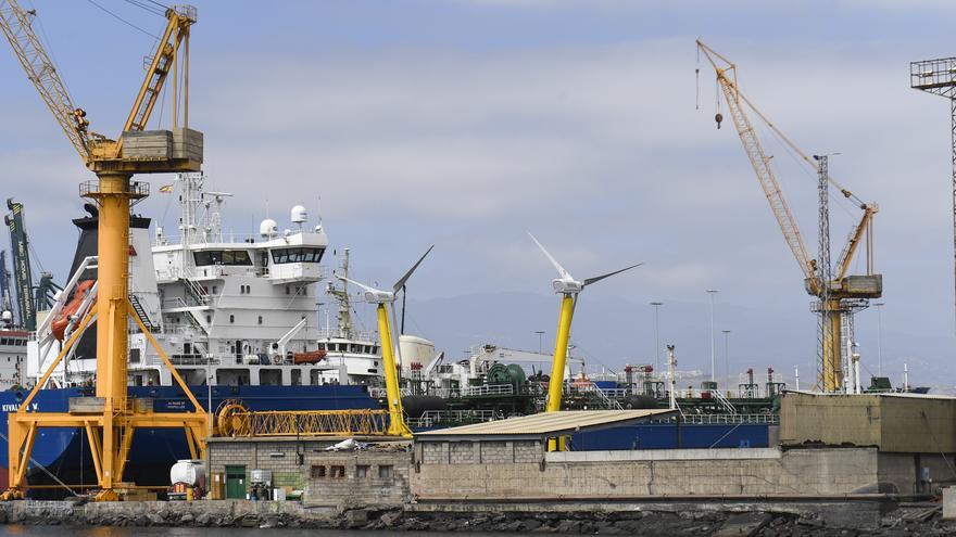 Los astilleros del Puerto de Las Palmas preparan a su personal para la llegada de la eólica ‘off-shore’