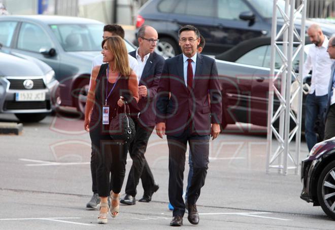 Llegada candidatos al Camp Nou