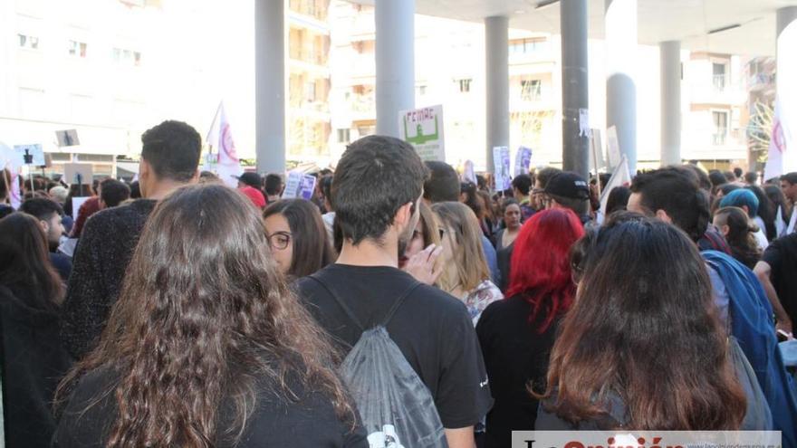 Protestas por Educación por las calles de Murcia