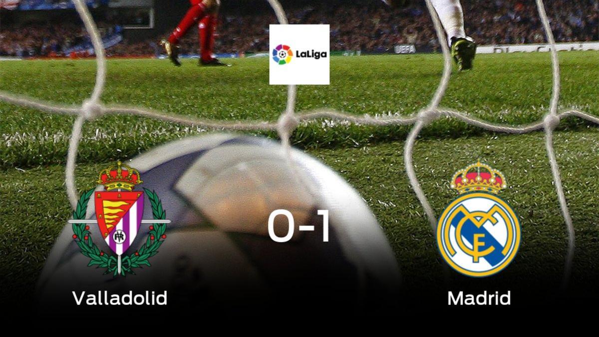 El Real Madrid se lleva tres puntos a casa tras derrotar 0-1 al Real Valladolid