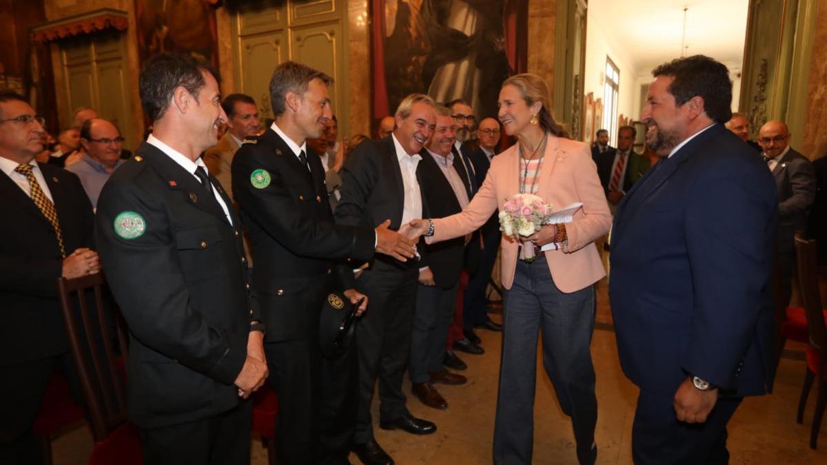 La infanta Elena impulsa en Castellón la mejora en la respuesta de emergencias