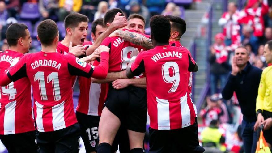 El Athletic se impone en Valladolid.