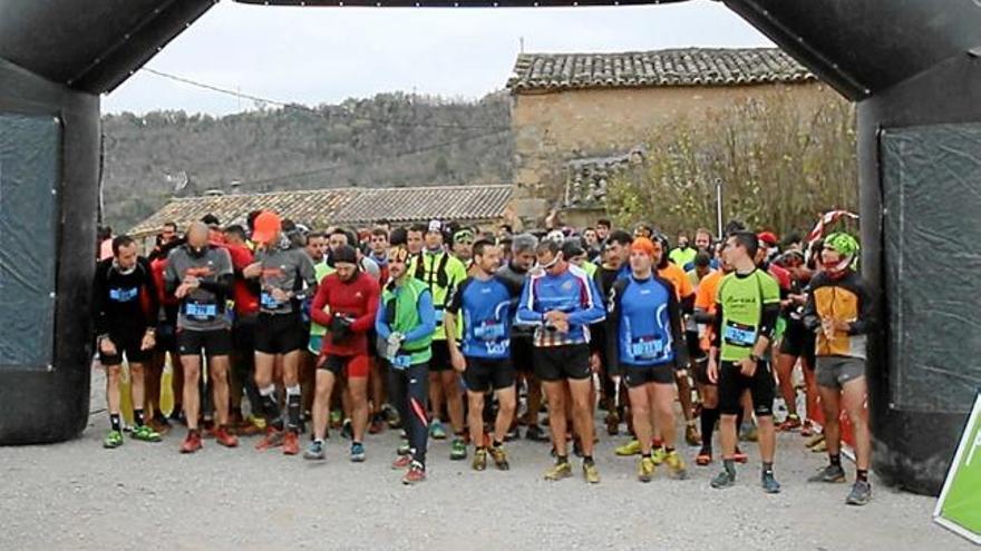 Moment de la sortida de la prova d&#039;Aguilar de Segarra