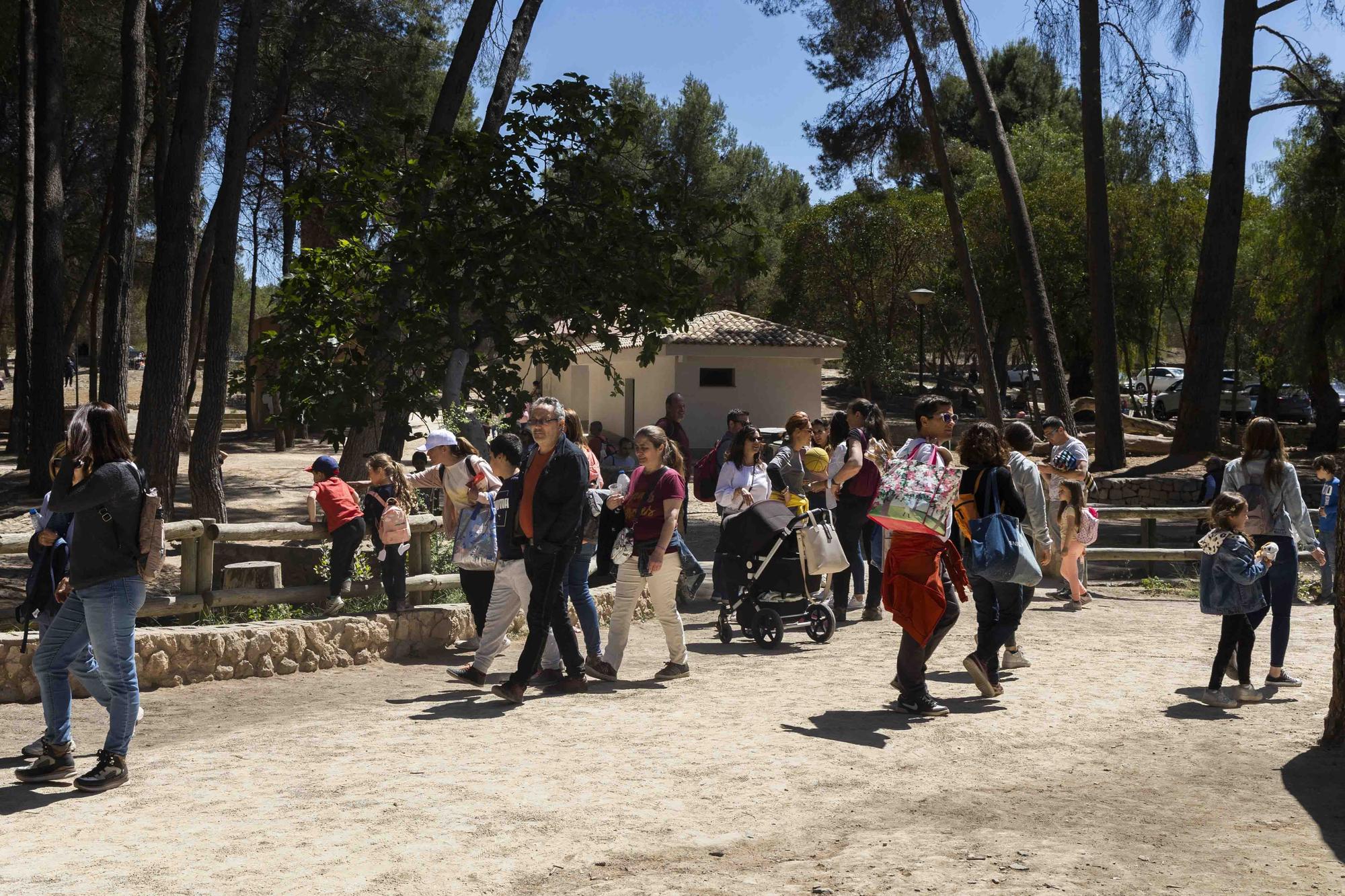 El día de San Vicente Ferrer en el parque de San Vicente de Lliria