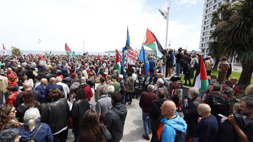 Gijón se vuelve a echar a la calle en apoyo a Palestina: &quot;No es una guerra, es un genocidio&quot;