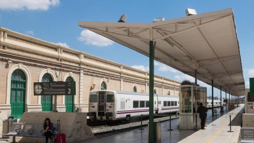 Vista de la estación de tren de Cartagena.