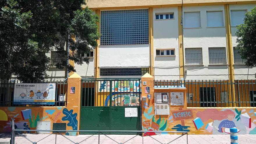 Fachada del CEIP Francisco Quevedo de Campanillas en Málaga capital