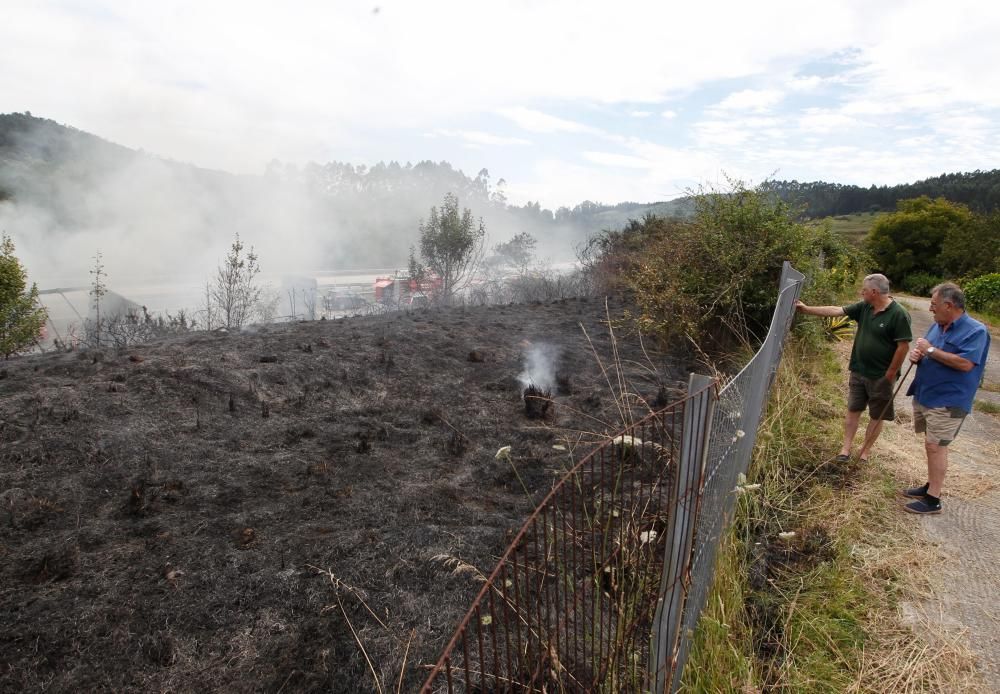 El incendio de un camión causa retenciones en la "