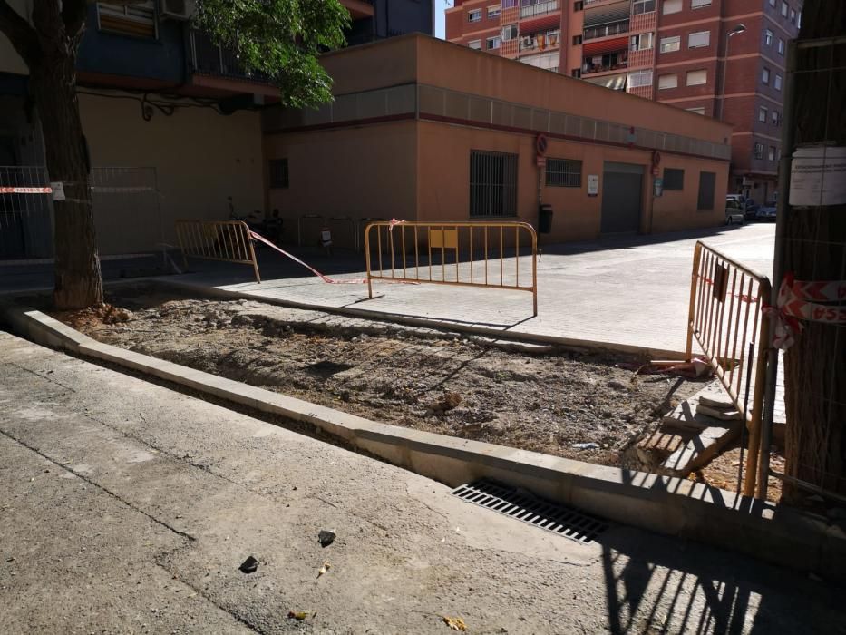 Obras en los alrededores del Hospital General