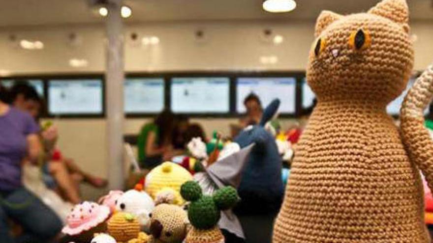 Imagen del anterior encuentro nacional de amigurumi celebrado en Camon Alicante.