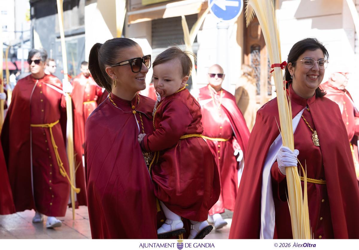 Gandia abre la Semana Santa con el Domingo de Ramos y el Vía Crucis Viviente