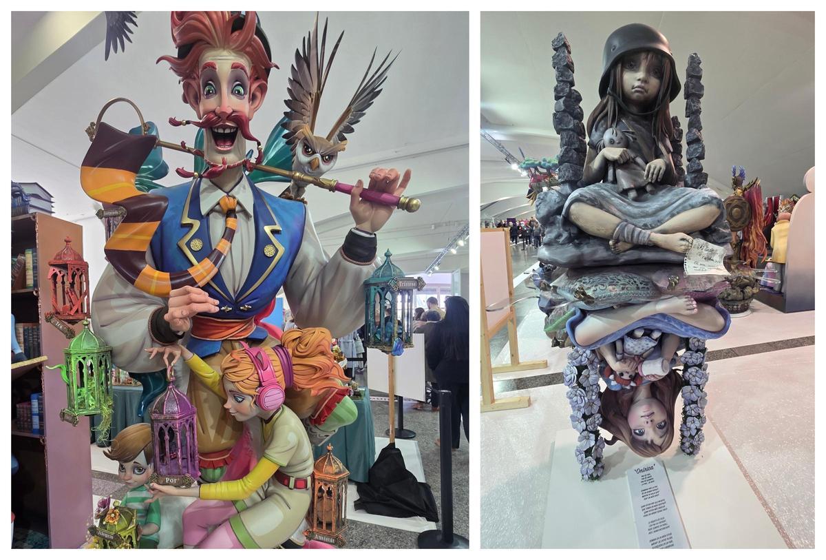 Ninots de l'Antiga de Campanar y Sueca-Literato Azorín