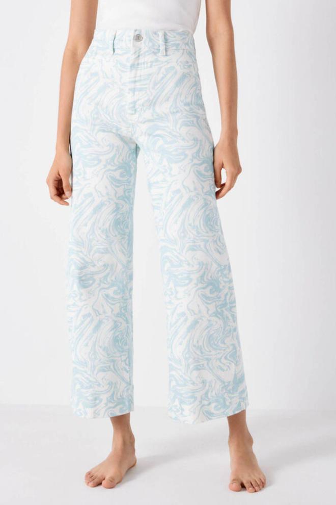 Pantalones 'culotte' estampado psicodélico